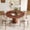 Table de salle à manger Mid-Century Modern Farmhouse