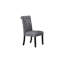 Ensemble de 2 chaises de salle à manger en tissu