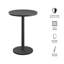 Table de bar ronde en aluminium Belwood