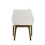 Ensemble de 2 chaises d'appoint en chenille et chêne vintage Kasha