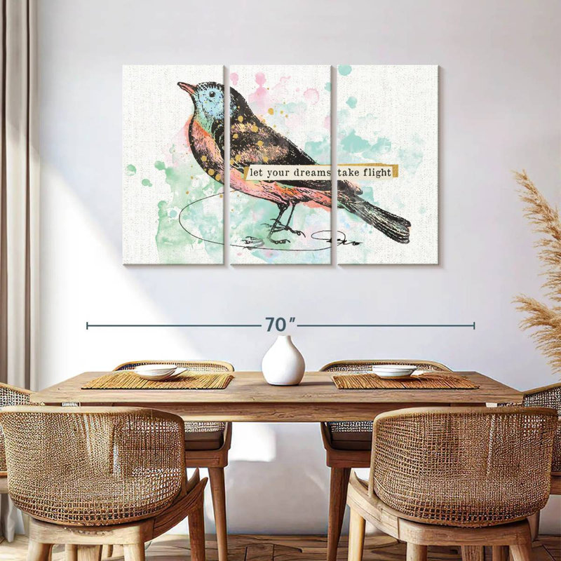 Brampt Thoughtful Wings II, 36" H x 57" W