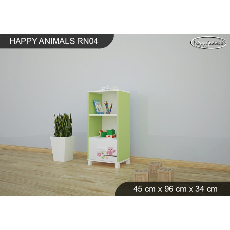 45cm W Animals Kids Cube, Blue