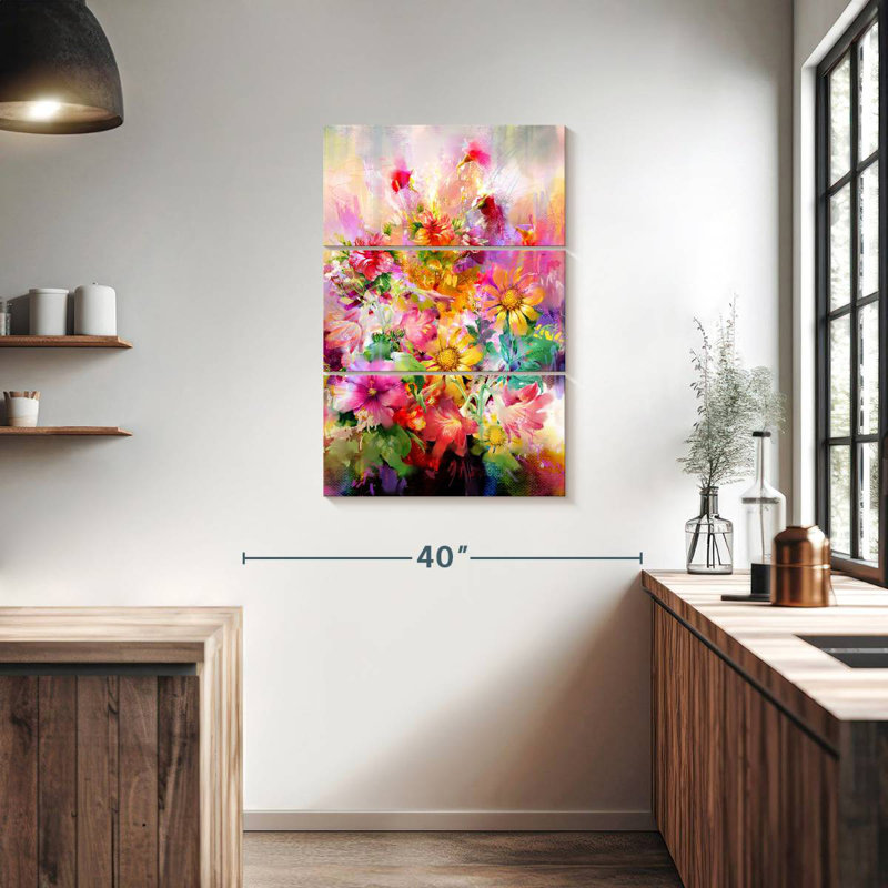 Fleurs Harnek, H 38 po x l 24 po