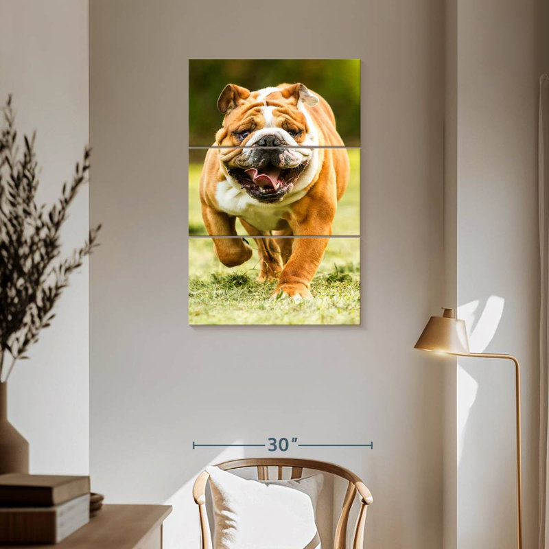 Brampt Running Dog, 57" H x 36" W