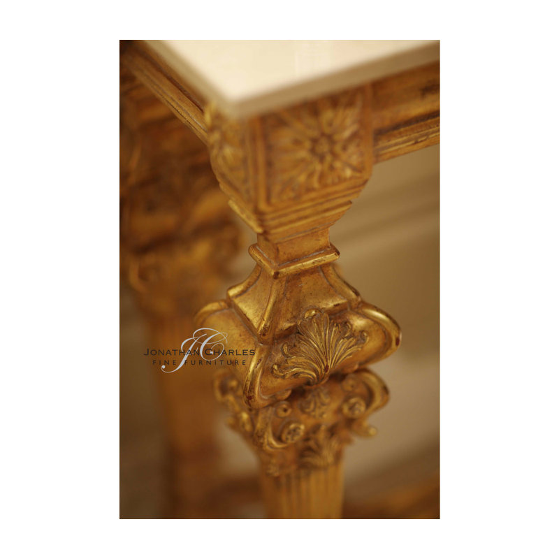 Versailles 67'' W Marble Console Table