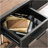 L-Shaped Desk, Brown Finish
