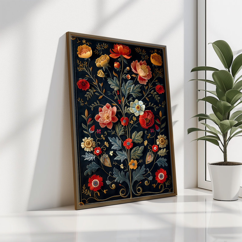 Élégante peinture décorative en panneau de fibres à densité moyenne, 13,8 x 18,5 x 0,1 pouces | 100% panneau de fibres à densité moyenne avec épaisseur de 3 mm, cadre 100% bois de pin | Œuvre d'art imprimée aux UV pour une décoration élégante, parfaite pour le salon ou le bureau