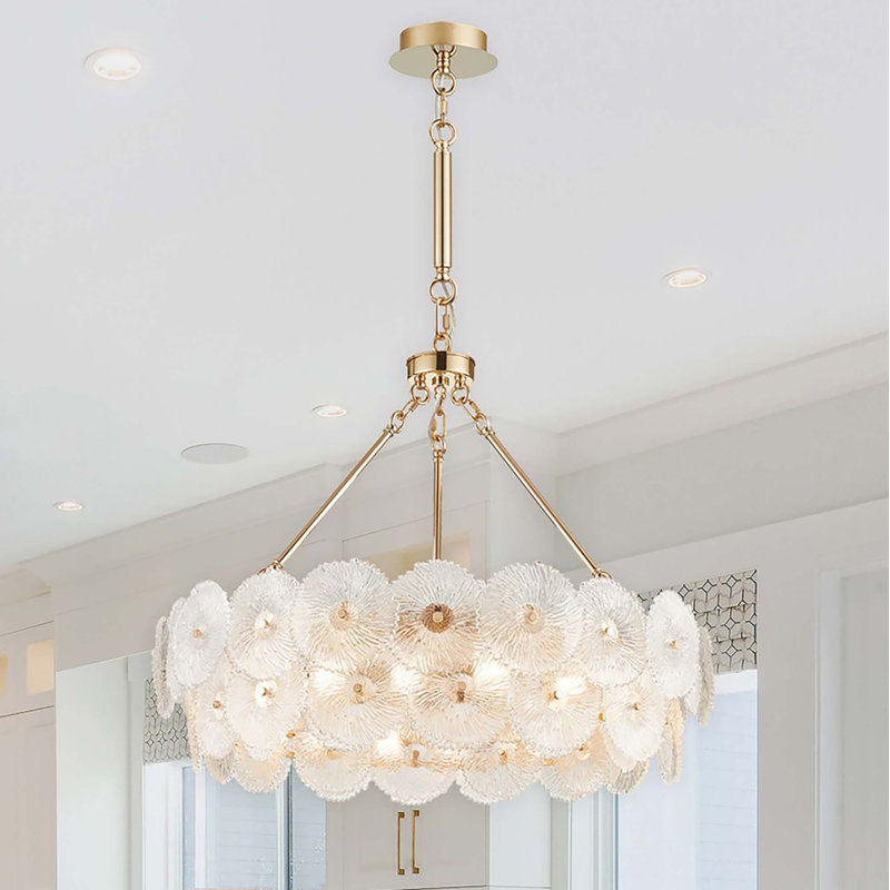 Bloom 18 - Light Dimmable Drum Chandelier