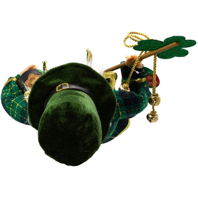 Figurine père noël irlandais avec de personnel kringle klaus