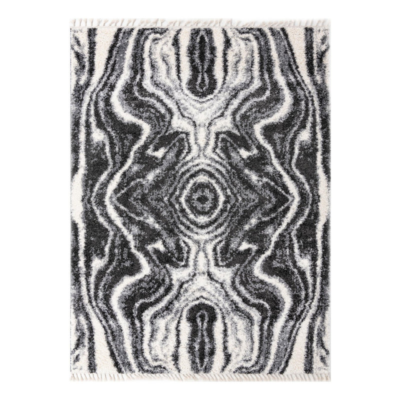 Adilkhan Ikat Indoor Rug, Rectangle 9' x 12'
