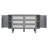  Modern Woven Design Murphy Bed With Built-In Side Storage Cabinets-1593536935-1593536934