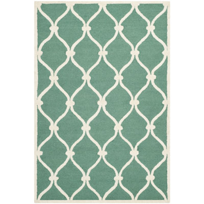 Neva Geometric Wool Hand Woven Area Rug