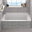 Alcove Soaking Fibreglass Bathtub-15251720