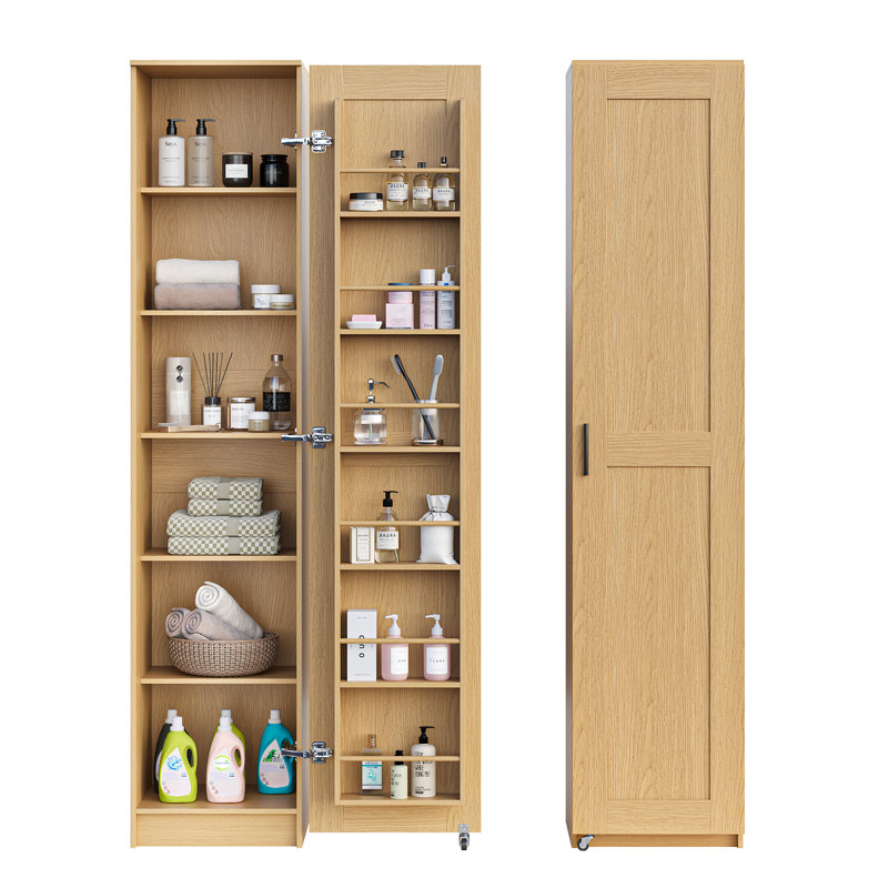 Garde-manger étroit avec 12 tablettes de rangement