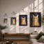 Alert Tabby Modern - Framed Print-1676817973-1676817974