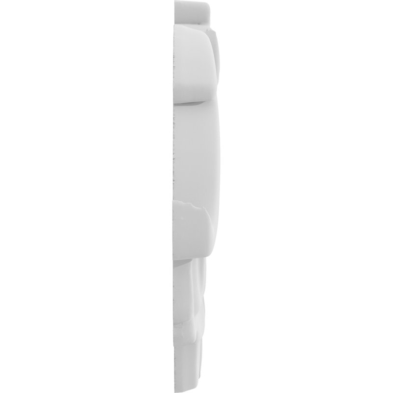 Euclid Applique, 6.5" H x 6.5" W x .75" D