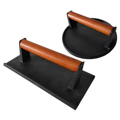 Round&rectangle Heavy-duty Cast Iron Smash Meat Steak