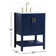 Trieste 24'' Single Bathroom Vanity with Engineered Marble Top