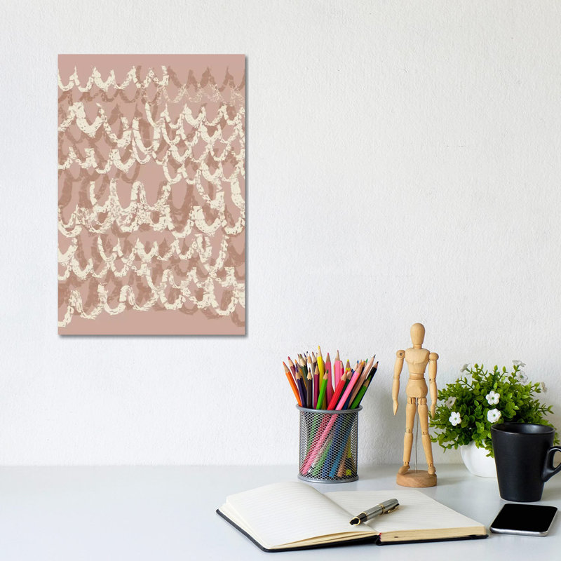 Scalloped IV by Jennifer Goldberger - Wrapped Canvas Gallery-Wrapped Canvas Giclée, 20.32 cm H x 30.48 cm W