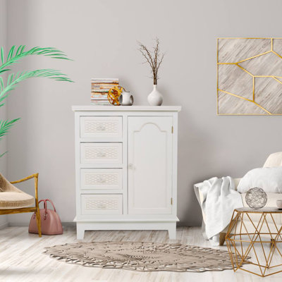 Mancuso 66 cm W Chest of 4 Drawers