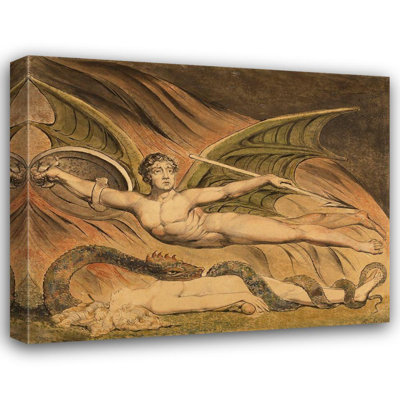 Canora Grey Blake, William Gallery Wrapped Canvas Art Titled: Exulting over Eve