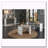 Oak And White High Gloss 1-Drawer Coffee Table