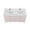 60" Solid Wood Sink Vanity With 1" Artificial Stone Top