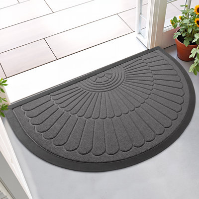 Paillasson demi-rond intérieur / extérieur