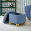 Petit repose-pieds rembourré avec rangement Contemporary-1156663348