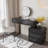 Makeup Vanity with Light mirror,5 drawers