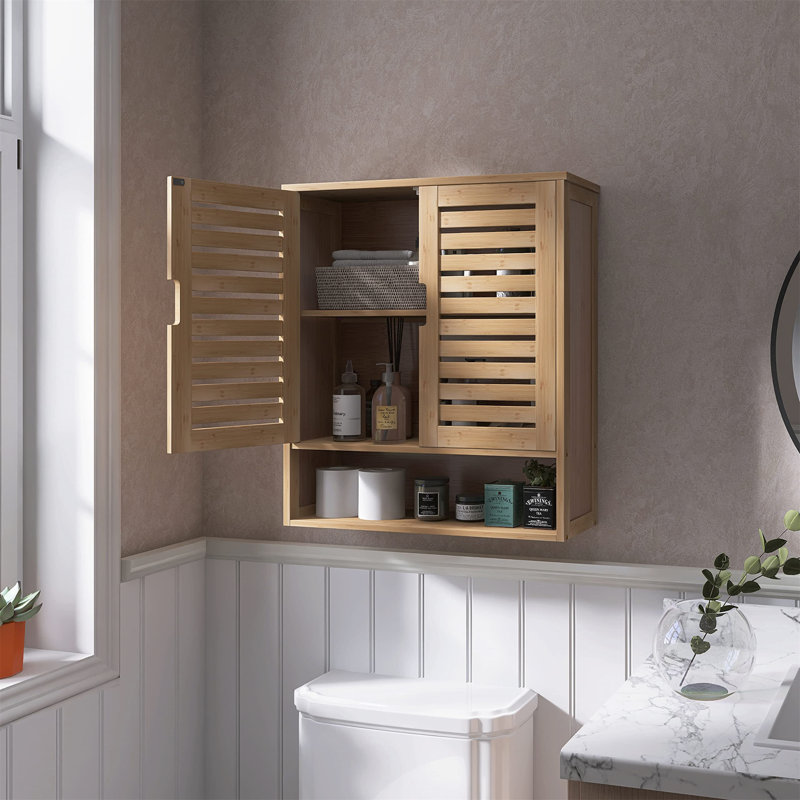 Mecca Wall Bathroom Cabinet, Natural