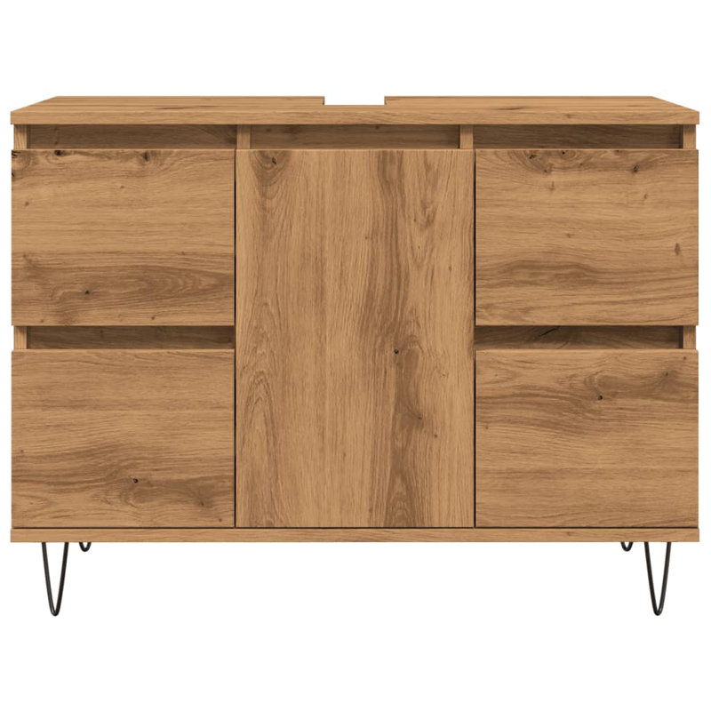Braulio Bathroom Cabinet, Artisan oak