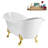71" Streamline Clawfoot Tub,Tray,Drain and Clawfeet-101628945-102360907