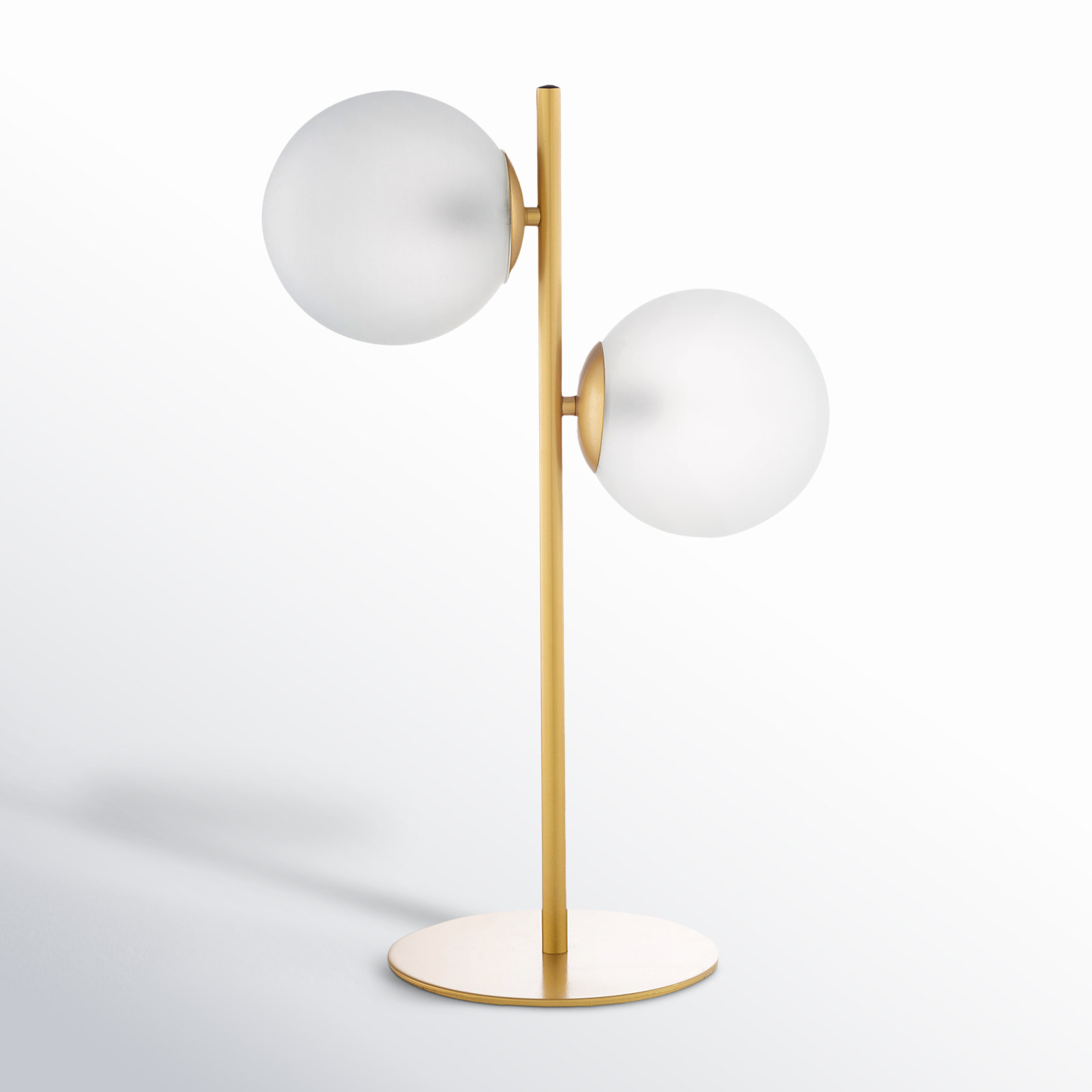 Dianna Metal Table Lamp, Gold, 20.5" H x 8" W x 6" D