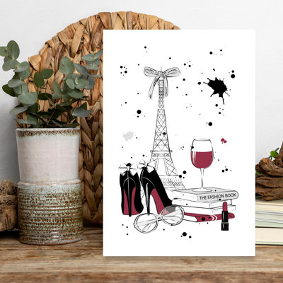 Paris Fashion Lifestyle by Martina - Wrapped Canvas Print