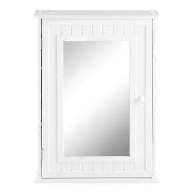 Fishman 48mm W 66mm H Surface Frameless Medicine Cabinet Mirror 2 Adjustable