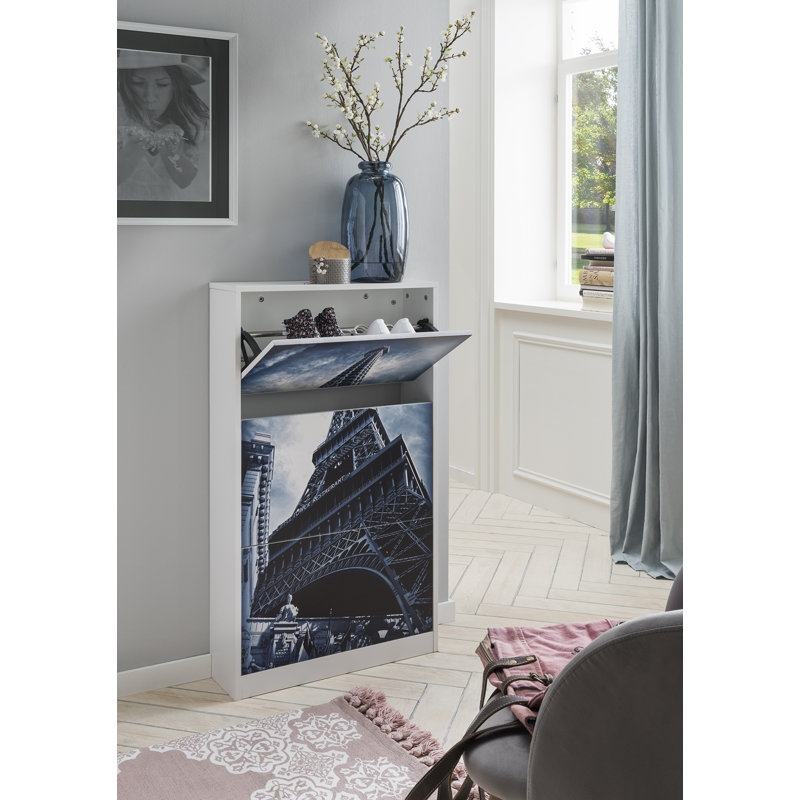 Anthonee 6 Pair Shoe Storage Cabinet