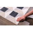 Gradislava NUE100A Square Grid Pattern Cream Black Area Rug-69295670