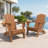 Dareona Pakkdiarie All-Weather HDPE Folding Adirondack Chair with Cup Holder for Patio & Garden-121972745