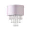 Jesmond 35cm H Cotton Drum Pendant Shade ( Clip On ) in Pink