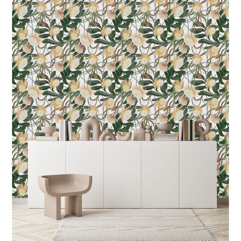 Floral Tile, 2.08' W x 18.75' L