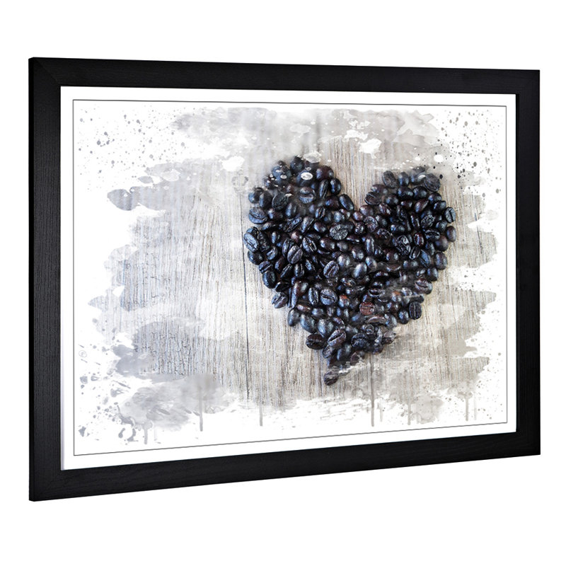 Coffee Beans - Wall Art, 45cm H x 62cm W, Framed Picture