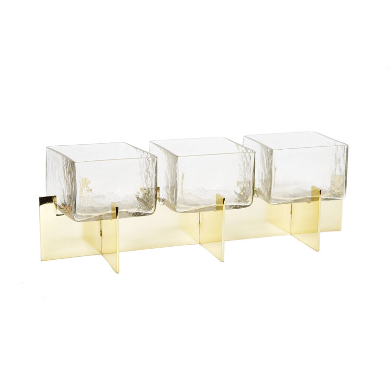 Block Base 3 Sectional Dish