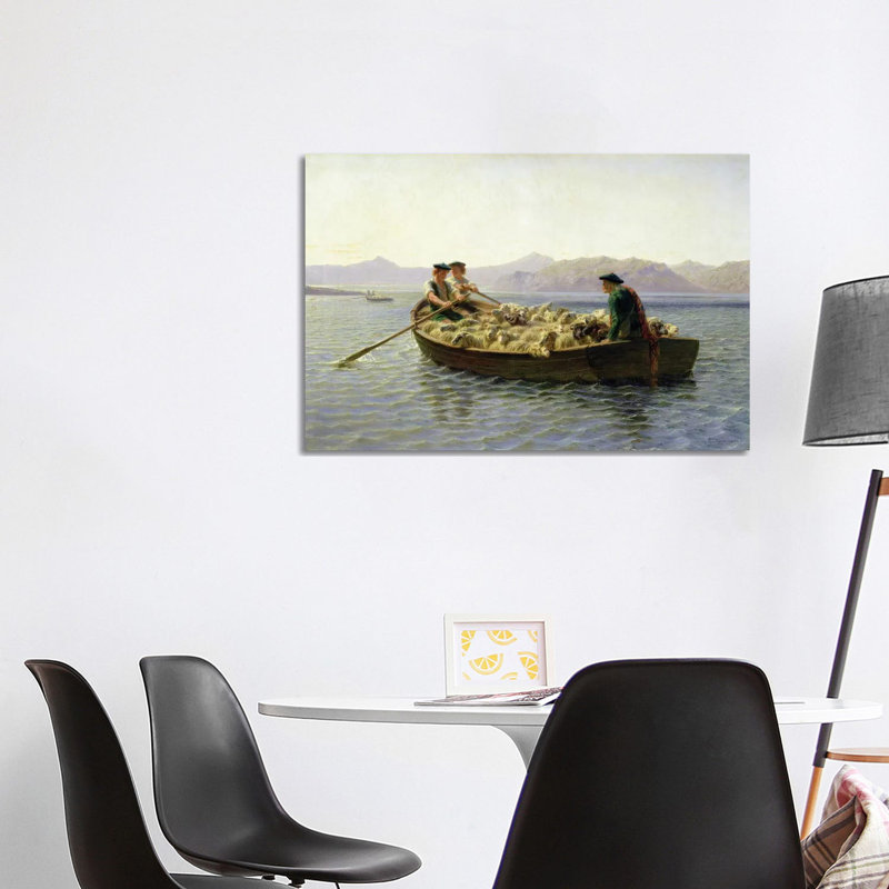 Rowing-Boat, 1863 1 Piece Wrapped Canvas Painting, 101.6 cm H x 66.04 cm W