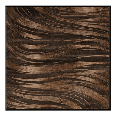 Tapis abstrait lavable à la machine