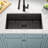 Allora USA 18'' W Single Bowl Stainless Steel Undermount Kitchen Sink 0