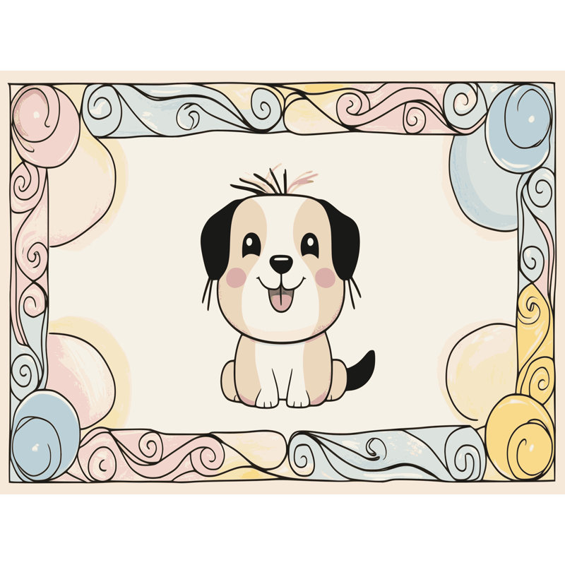 Tapis pour enfants East Urban Home, Rectangulaire 2 pi x 3 pi