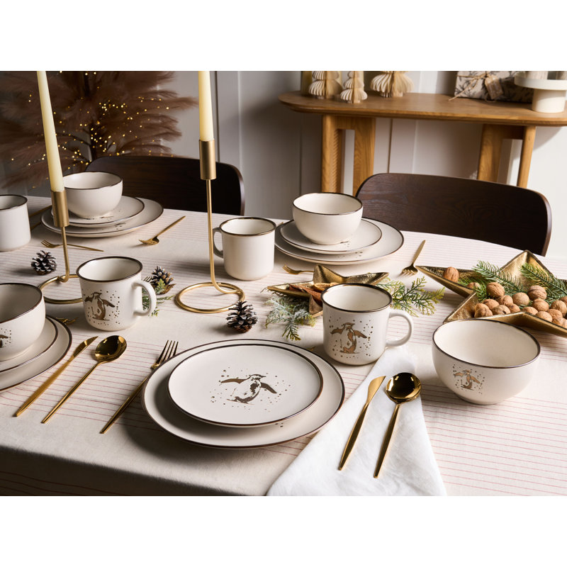 Piece Stoneware Dinnerware Set - Service for 4