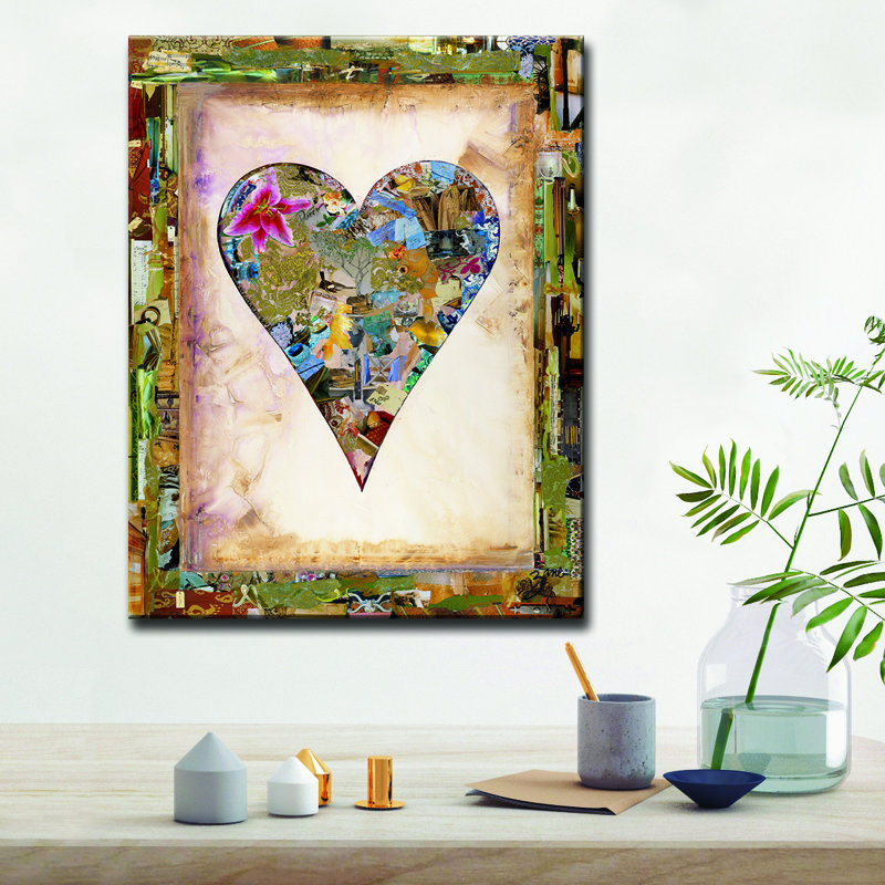«Nature Heart», reproduction sur toile tendue