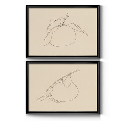 " Citrus Contour I " 2 - Pieces